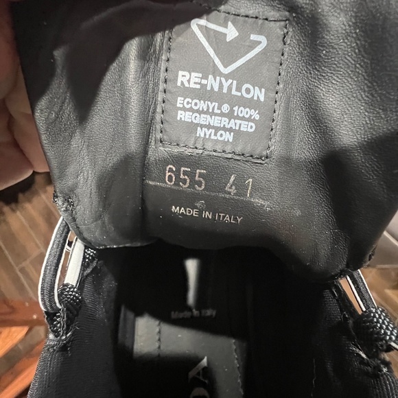 Prada Black and White Women's Sneakers - Picture 8 of 11